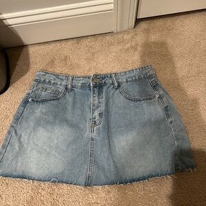 Denim Mini Skirt